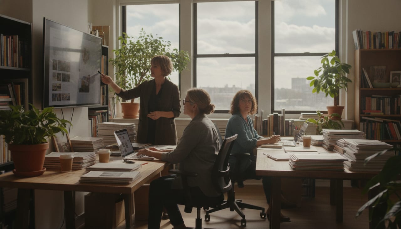 De redactie van gelukkig vrouw zijn